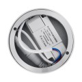 DETRONIC  Επιφανειακό Κινούμενο Spot Downlight LED 10W 1350lm 24° AC 220-240V IP20 Φ9cm x Υ16cm - Στρόγγυλο - Λευκό - Ψυχρό Λευκό 6000K - Bridgelux COB - TÜV Certified Driver
