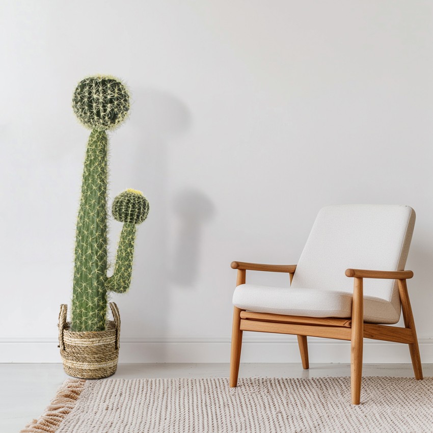 Τεχνητός Κήπος CARNEGIEA CACTUS  Τεχνητό Διακοσμητικό Φυτό Κάκτος Σαγκουάρο Υ150cm
