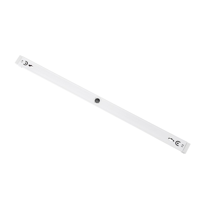 TUBATO  Μεταλλικό Σκαφάκι για 1 x Λάμπα 60CM T8 G13 LED AC 220-240V IP20 Μ60 x Π3.4 x Υ4.3cm