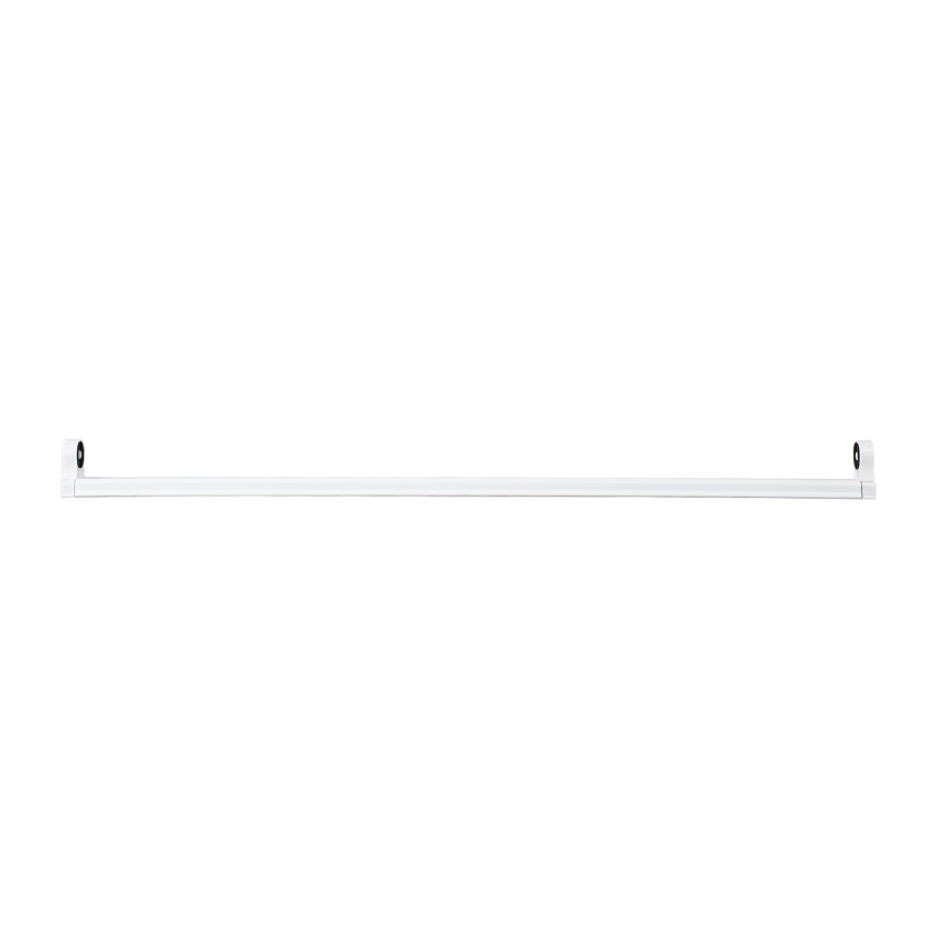 TUBATO  Μεταλλικό Σκαφάκι για 1 x Λάμπα 60CM T8 G13 LED AC 220-240V IP20 Μ60 x Π3.4 x Υ4.3cm