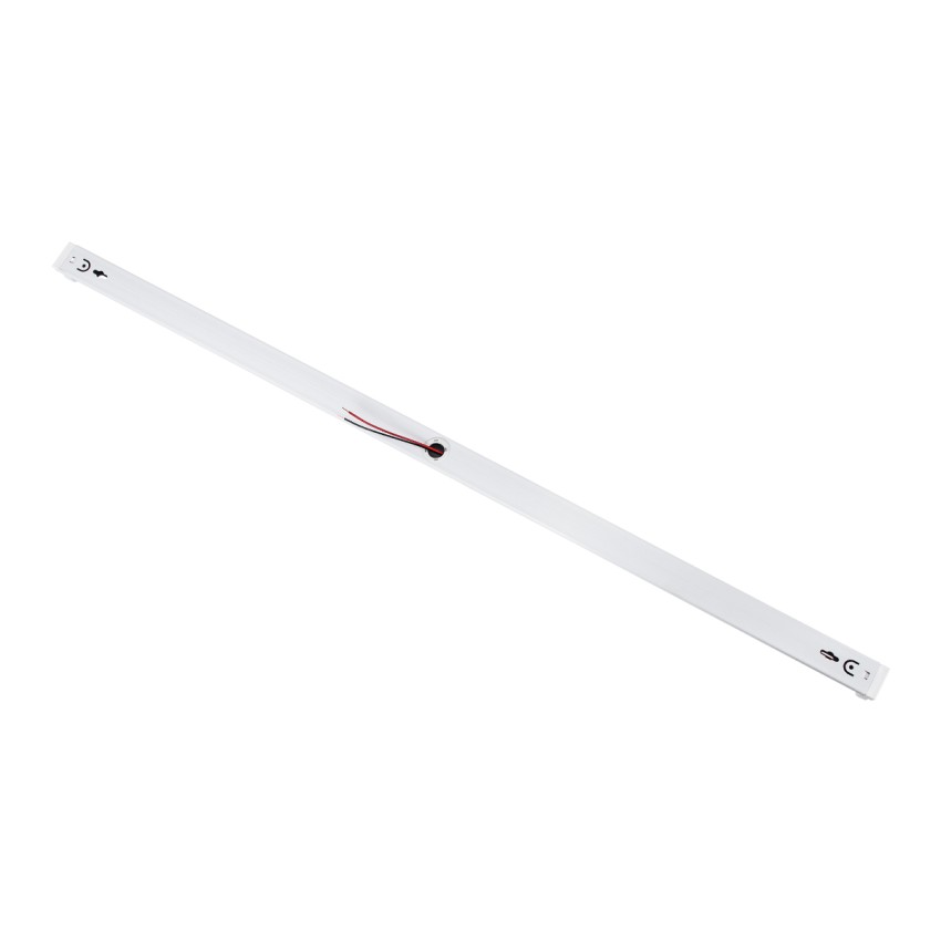 TUBATO  Μεταλλικό Σκαφάκι για 1 x Λάμπα 90CM T8 G13 LED AC 220-240V IP20 Μ90 x Π3.4 x Υ4.3cm