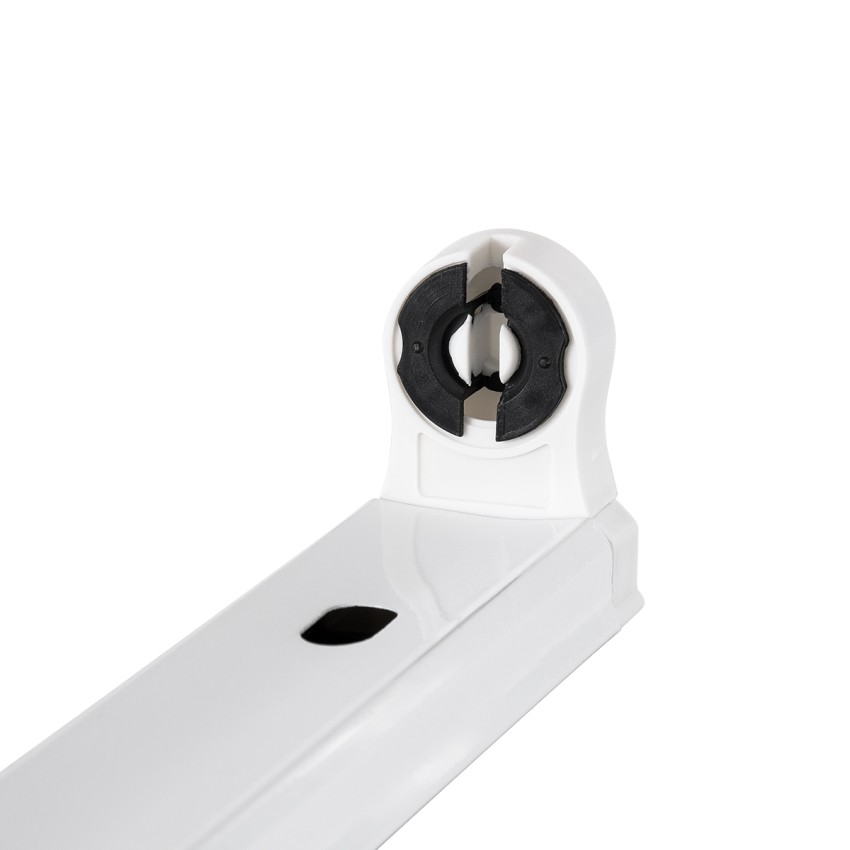 TUBATO  Μεταλλικό Σκαφάκι για 1 x Λάμπα 90CM T8 G13 LED AC 220-240V IP20 Μ90 x Π3.4 x Υ4.3cm