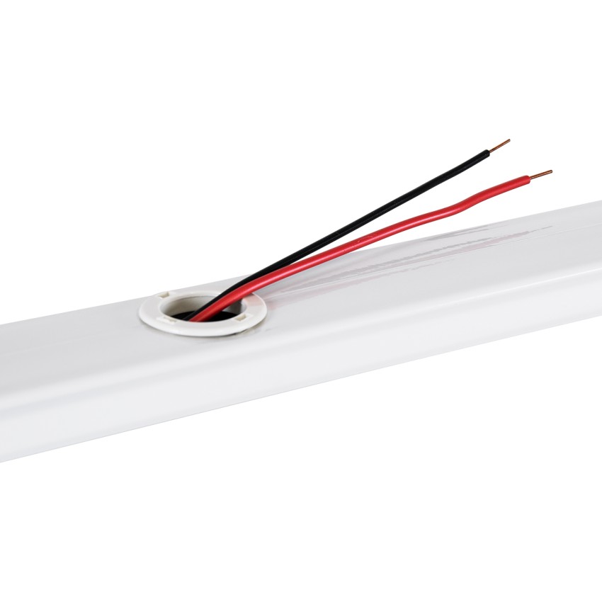 TUBATO  Μεταλλικό Σκαφάκι για 1 x Λάμπα 90CM T8 G13 LED AC 220-240V IP20 Μ90 x Π3.4 x Υ4.3cm