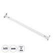 TUBATO  Μεταλλικό Σκαφάκι για 2 x Λάμπες 60CM T8 G13 LED AC 220-240V IP20 Μ60 x Π7.2 x Υ4cm