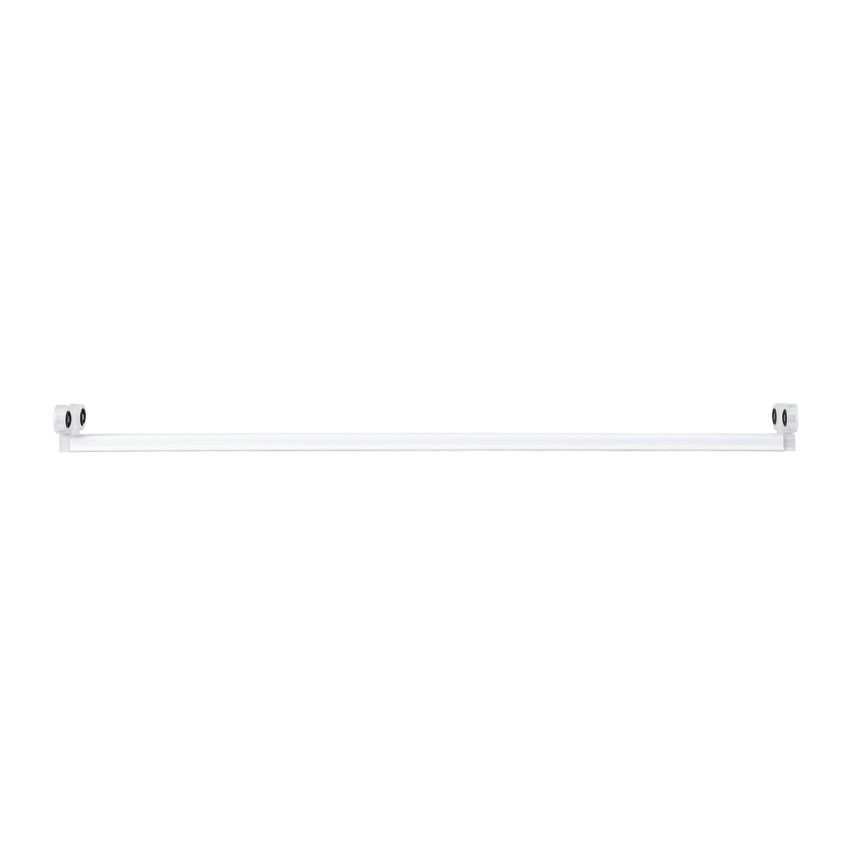 TUBATO  Μεταλλικό Σκαφάκι για 2 x Λάμπες 60CM T8 G13 LED AC 220-240V IP20 Μ60 x Π7.2 x Υ4cm