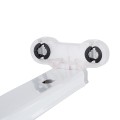 TUBATO  Μεταλλικό Σκαφάκι για 2 x Λάμπες 60CM T8 G13 LED AC 220-240V IP20 Μ60 x Π7.2 x Υ4cm