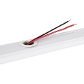 TUBATO  Μεταλλικό Σκαφάκι για 2 x Λάμπες 60CM T8 G13 LED AC 220-240V IP20 Μ60 x Π7.2 x Υ4cm