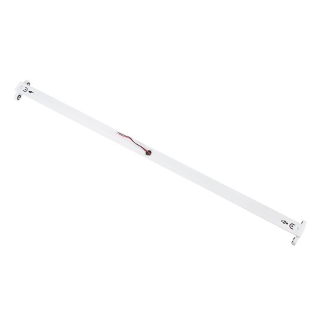 TUBATO  Μεταλλικό Σκαφάκι για 2 x Λάμπες 90CM T8 G13 LED AC 220-240V IP20 Μ90 x Π7.2 x Υ4cm