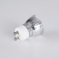 Σποτ LED GU10 MR11 4W 400lm 120° AC 220-240V με Λευκό Γαλακτερό Γυαλί Ψυχρό Λευκό 6000K