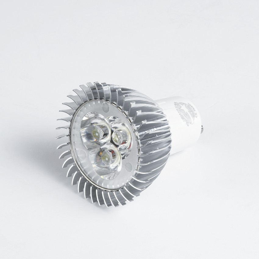 GLOBOSTAR® TRIBOO  Σποτ GU10 MR16 LED 3W 250lm 45° AC 220-240V IP20 Κόκκινο Dimmable - Μ5 x Π5 x Υ5.5cm