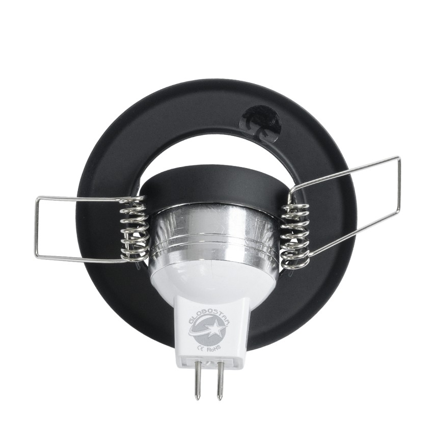 DELTA Χωνευτό Κινούμενο Στρόγγυλο Σποτ Οροφής για Λάμπα MR11 με Βάση GU5.3 ή GU10 - IP20 - Μεταλλικό - Φ70 x Υ21mm - Μαύρο DELTA Χωνευτό Κινούμενο Στρόγγυλο Σποτ Οροφής για Λάμπα MR11 με Βάση GU5.3 ή GU10 - IP20 - Μεταλλικό - Φ70 x Υ21mm - Μαύρο