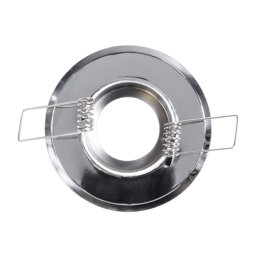 DELTA  Χωνευτό Κινούμενο Στρόγγυλο Σποτ Οροφής για Λάμπα MR11 με Βάση GU5.3 ή GU10 - IP20 - Μεταλλικό - Φ70 x Υ21mm - Χρώμιο Νίκελ