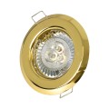 DELTA Χωνευτό Στρόγγυλο Σποτ Οροφής για Λάμπα MR16 με Βάση GU5.3 ή GU10 - IP20 - Μεταλλικό - Φ83 x Υ31mm - Χρυσό Πλατίνα DELTA Χωνευτό Στρόγγυλο Σποτ Οροφής για Λάμπα MR16 με Βάση GU5.3 ή GU10 - IP20 - Μεταλλικό - Φ83 x Υ31mm - Χρυσό Πλατίνα