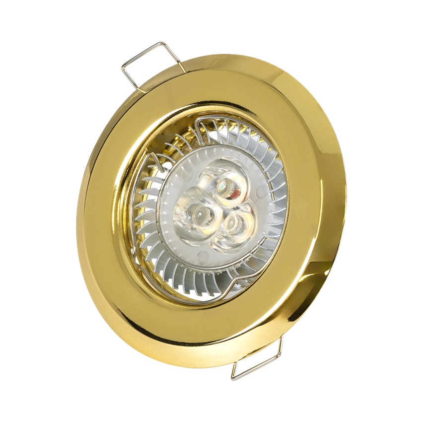 DELTA Χωνευτό Στρόγγυλο Σποτ Οροφής για Λάμπα MR16 με Βάση GU5.3 ή GU10 - IP20 - Μεταλλικό - Φ83 x Υ31mm - Χρυσό Πλατίνα DELTA Χωνευτό Στρόγγυλο Σποτ Οροφής για Λάμπα MR16 με Βάση GU5.3 ή GU10 - IP20 - Μεταλλικό - Φ83 x Υ31mm - Χρυσό Πλατίνα