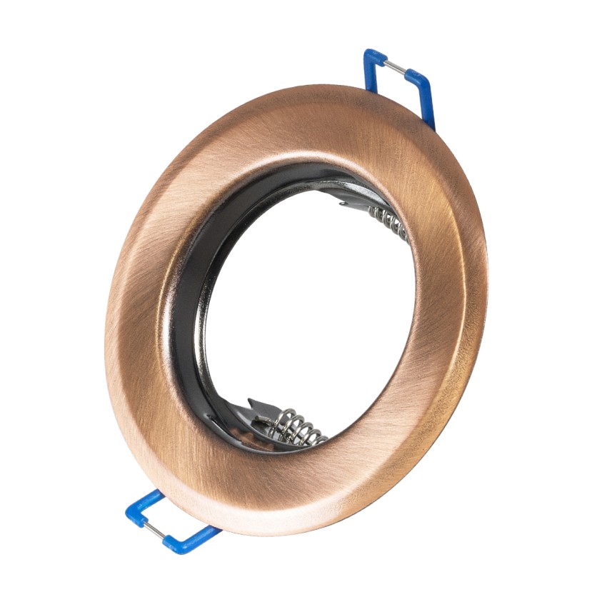 DELTA Χωνευτό Στρόγγυλο Σποτ Οροφής για Λάμπα MR16 με Βάση GU5.3 ή GU10 - IP20 - Μεταλλικό - Φ83 x Υ31mm - Χάλκινο DELTA Χωνευτό Στρόγγυλο Σποτ Οροφής για Λάμπα MR16 με Βάση GU5.3 ή GU10 - IP20 - Μεταλλικό - Φ83 x Υ31mm - Χάλκινο