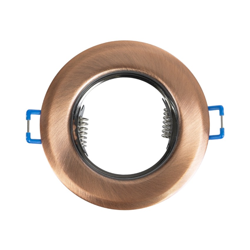 DELTA Χωνευτό Στρόγγυλο Σποτ Οροφής για Λάμπα MR16 με Βάση GU5.3 ή GU10 - IP20 - Μεταλλικό - Φ83 x Υ31mm - Χάλκινο DELTA Χωνευτό Στρόγγυλο Σποτ Οροφής για Λάμπα MR16 με Βάση GU5.3 ή GU10 - IP20 - Μεταλλικό - Φ83 x Υ31mm - Χάλκινο