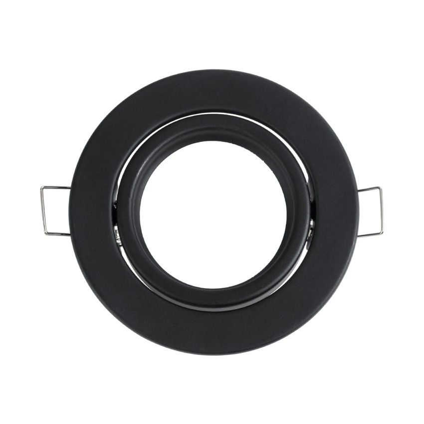 DELTA Χωνευτό Κινούμενο Στρόγγυλο Σποτ Οροφής για Λάμπα MR16 με Βάση GU5.3 ή GU10 - IP20 - Μεταλλικό - Φ92 x Υ28mm- Μαύρο DELTA Χωνευτό Κινούμενο Στρόγγυλο Σποτ Οροφής για Λάμπα MR16 με Βάση GU5.3 ή GU10 - IP20 - Μεταλλικό - Φ92 x Υ28mm- Μαύρο