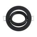 DELTA Χωνευτό Κινούμενο Στρόγγυλο Σποτ Οροφής για Λάμπα MR16 με Βάση GU5.3 ή GU10 - IP20 - Μεταλλικό - Φ92 x Υ28mm- Μαύρο DELTA Χωνευτό Κινούμενο Στρόγγυλο Σποτ Οροφής για Λάμπα MR16 με Βάση GU5.3 ή GU10 - IP20 - Μεταλλικό - Φ92 x Υ28mm- Μαύρο