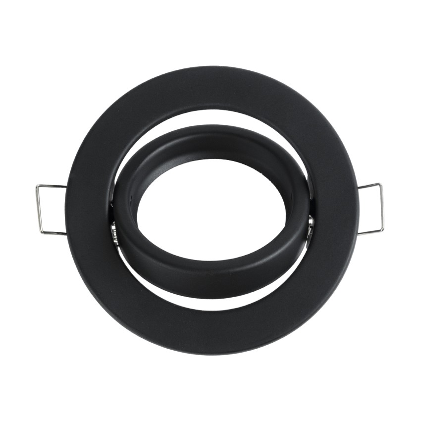 DELTA Χωνευτό Κινούμενο Στρόγγυλο Σποτ Οροφής για Λάμπα MR16 με Βάση GU5.3 ή GU10 - IP20 - Μεταλλικό - Φ92 x Υ28mm- Μαύρο DELTA Χωνευτό Κινούμενο Στρόγγυλο Σποτ Οροφής για Λάμπα MR16 με Βάση GU5.3 ή GU10 - IP20 - Μεταλλικό - Φ92 x Υ28mm- Μαύρο