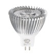 GLOBOSTAR® TRIBOO  Σποτ GU5.3 MR16 LED 3W 300lm 30° DC 12V IP20 Ψυχρό Λευκό 6000K - Μ5 x Π5 x Υ5.2cm