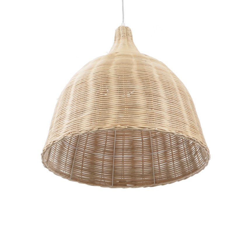 GLOBOSTAR® BAHAMAS  Boho Κρεμαστό Φωτιστικό Οροφής με Ντουί 1 x E27 AC 220-240V IP20 - Μπεζ - Μ45 x Π45 x Υ47cm