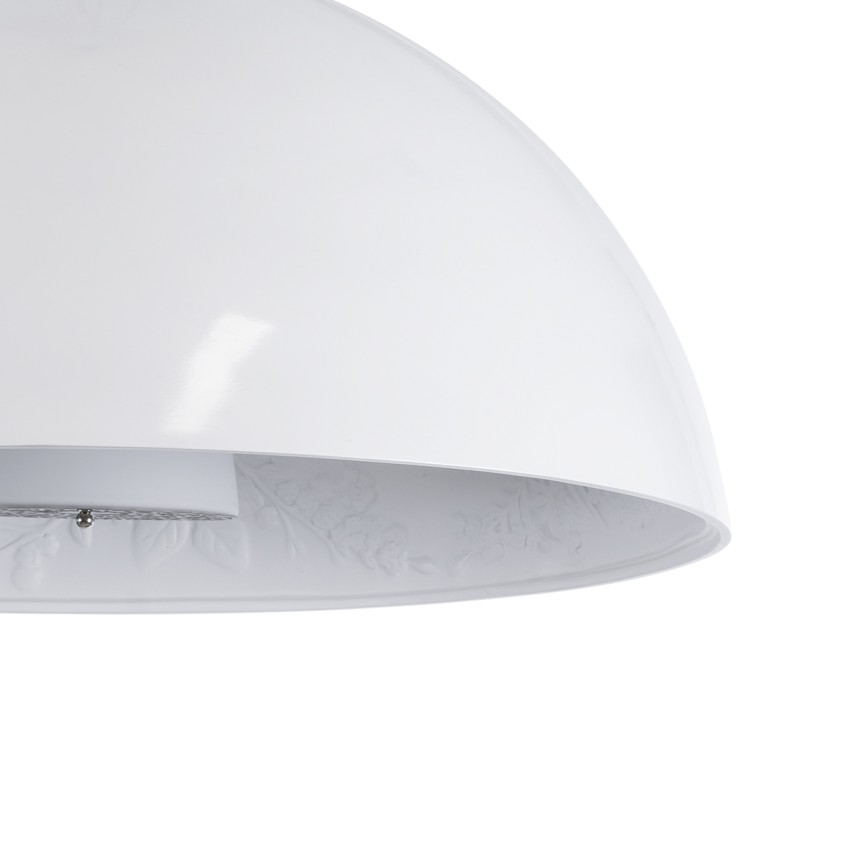 GLOBOSTAR® SERENIA  Μοντέρνο Κρεμαστό Φωτιστικό Οροφής με Ντουί 1 x E27 AC 220-240V IP20 - Λευκό - Μ60 x Π60 x Υ30cm