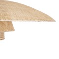 ZORA  Boho Κρεμαστό Φωτιστικό Καμπάνα Μονόφωτο 1 x E27 IP20 Μπεζ Ύφασμα - Μ120 x Π120 x Υ40cm