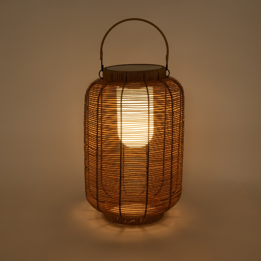 GRAMBIAN Boho Αυτόνομο Ηλιακό Κρεμαστό/Επιτραπέζιο Φωτιστικό Πορτατίφ LED 5W 200lm 180° με Ενσωματωμένη Μπαταρία IP65 Θερμό Λευκό 3000K Μπεζ Ξύλο - Μ30 x Π30 x Υ48cm GRAMBIAN Boho Αυτόνομο Ηλιακό Κρεμαστό/Επιτραπέζιο Φωτιστικό Πορτατίφ LED 5W 200lm 180° με Ενσωματωμένη Μπαταρία IP65 Θερμό Λευκό 3000K Μπεζ Ξύλο - Μ30 x Π30 x Υ48cm