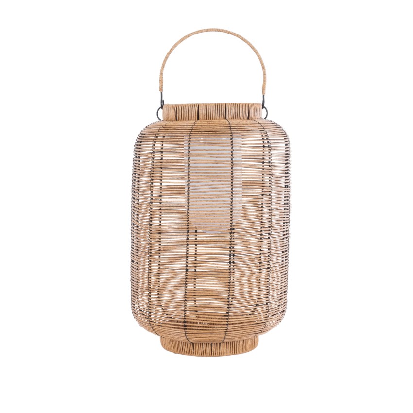 GRAMBIAN Boho Αυτόνομο Ηλιακό Κρεμαστό/Επιτραπέζιο Φωτιστικό Πορτατίφ LED 5W 200lm 180° με Ενσωματωμένη Μπαταρία IP65 Θερμό Λευκό 3000K Μπεζ Ξύλο - Μ30 x Π30 x Υ48cm GRAMBIAN Boho Αυτόνομο Ηλιακό Κρεμαστό/Επιτραπέζιο Φωτιστικό Πορτατίφ LED 5W 200lm 180° με Ενσωματωμένη Μπαταρία IP65 Θερμό Λευκό 3000K Μπεζ Ξύλο - Μ30 x Π30 x Υ48cm