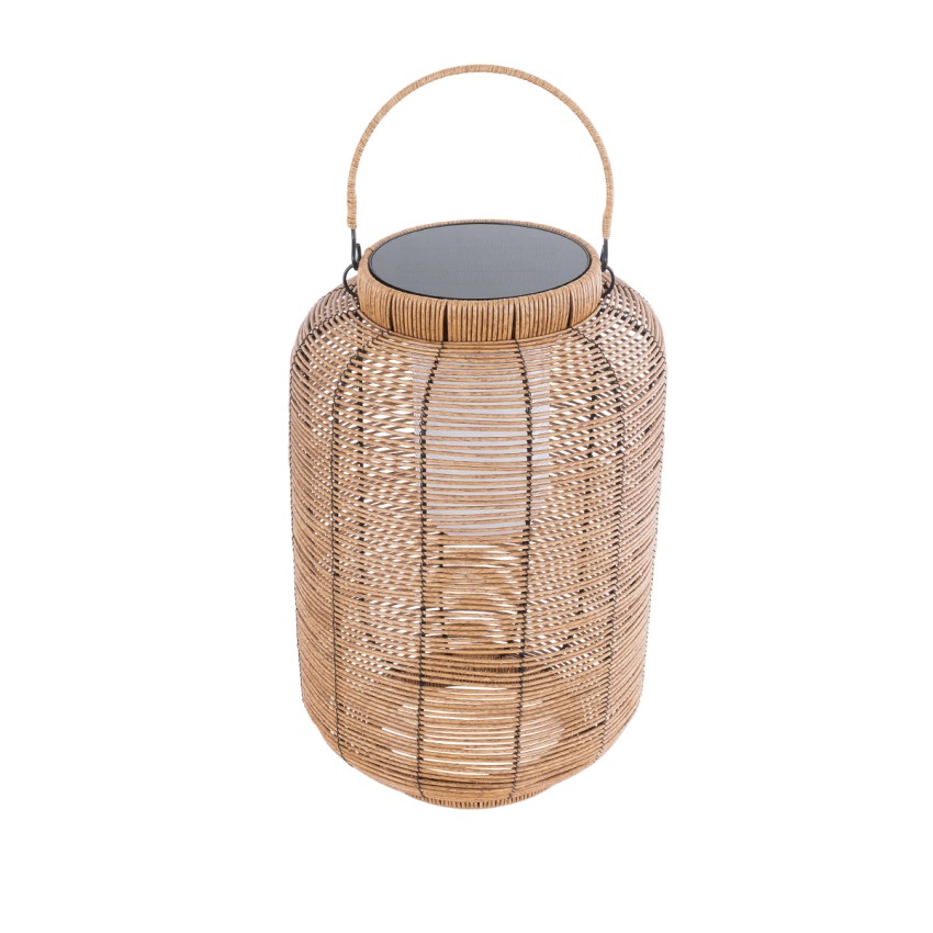 GRAMBIAN Boho Αυτόνομο Ηλιακό Κρεμαστό/Επιτραπέζιο Φωτιστικό Πορτατίφ LED 5W 200lm 180° με Ενσωματωμένη Μπαταρία IP65 Θερμό Λευκό 3000K Μπεζ Ξύλο - Μ30 x Π30 x Υ48cm GRAMBIAN Boho Αυτόνομο Ηλιακό Κρεμαστό/Επιτραπέζιο Φωτιστικό Πορτατίφ LED 5W 200lm 180° με Ενσωματωμένη Μπαταρία IP65 Θερμό Λευκό 3000K Μπεζ Ξύλο - Μ30 x Π30 x Υ48cm