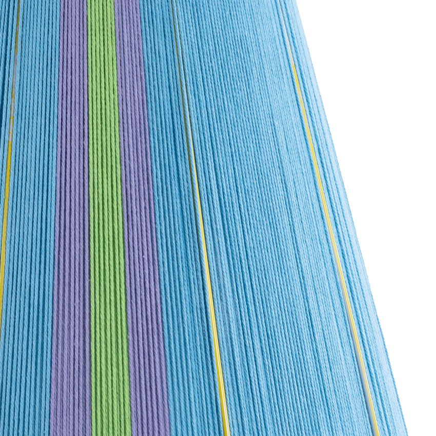 SALERNO  Boho Επιδαπέδιο Φωτιστικό Μονόφωτο 1 x E27 IP20 Πολύχρωμο Νήμα - Μ50 x Π50 x Υ70cm