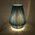 SALERNO  Boho Επιδαπέδιο Φωτιστικό Μονόφωτο 1 x E27 IP20 Πολύχρωμο Νήμα - Μ50 x Π50 x Υ70cm