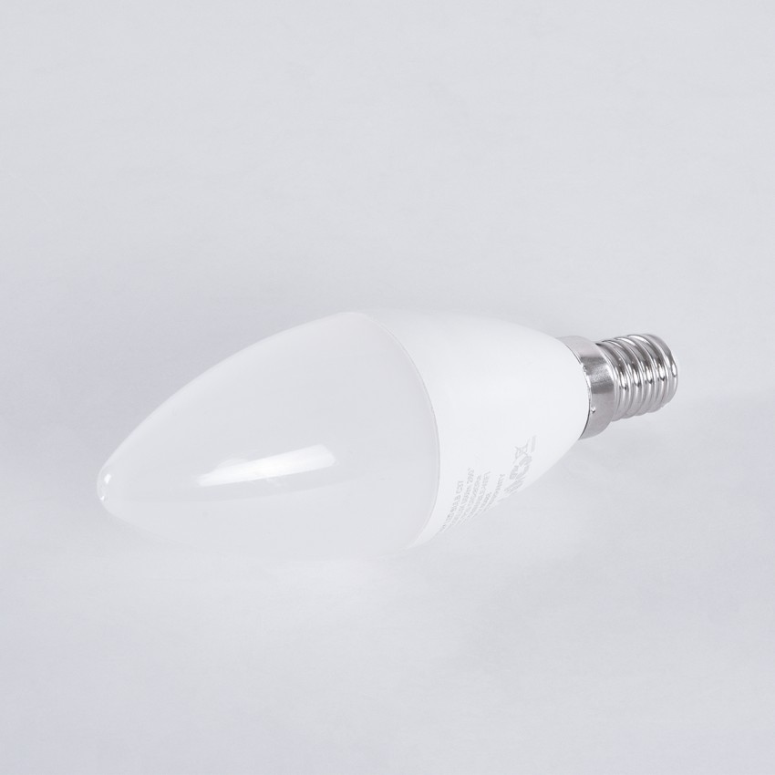 Έξυπνη Λάμπα LED E14 C37 Κεράκι Smart Home Wifi 5.5W 550lm 260° AC 220-240V IP20 Φ3.7 x Υ11cm RGB+CCT - Εναλλαγή Φωτισμού & Dimming μέσω Εφαρμογής Tuya - Bridgelux Chip