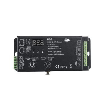 DSA SKYDANCE DC RF 2.4Ghz DMX512 to SPI Decoder DC 5-24V - IP20 Π16.5 x Π7 x Υ3.7cm
