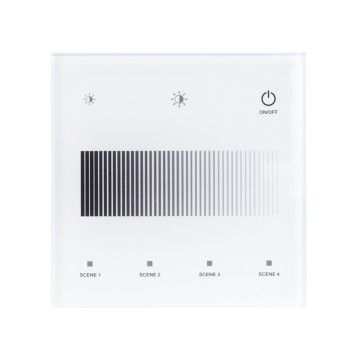 T11-S SKYDANCE Ασύρματο DMX512 Επιτοίχιο Χειριστήριο RF 2.4Ghz 1 Group για όλα τα SKYDANCE DMX512 Controller AC 100-240V Max 0.1A - IP20 Μ8.5 x Μ8.5 x Π8.5 x Υ3.5cm
