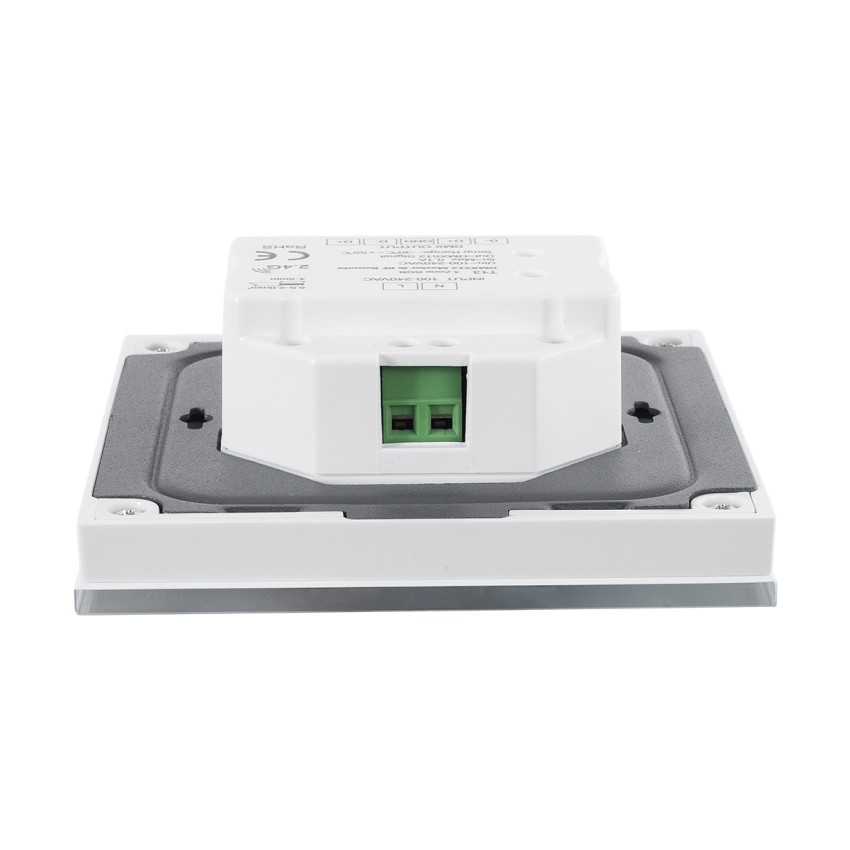 T12-S SKYDANCE Ασύρματο DMX512 Επιτοίχιο Χειριστήριο RF 2.4Ghz 1 Group για όλα τα SKYDANCE DMX512 Controller AC 100-240V Max 0.1A - IP20 Μ8.5 x Μ8.5 x Π8.5 x Υ3.5cm