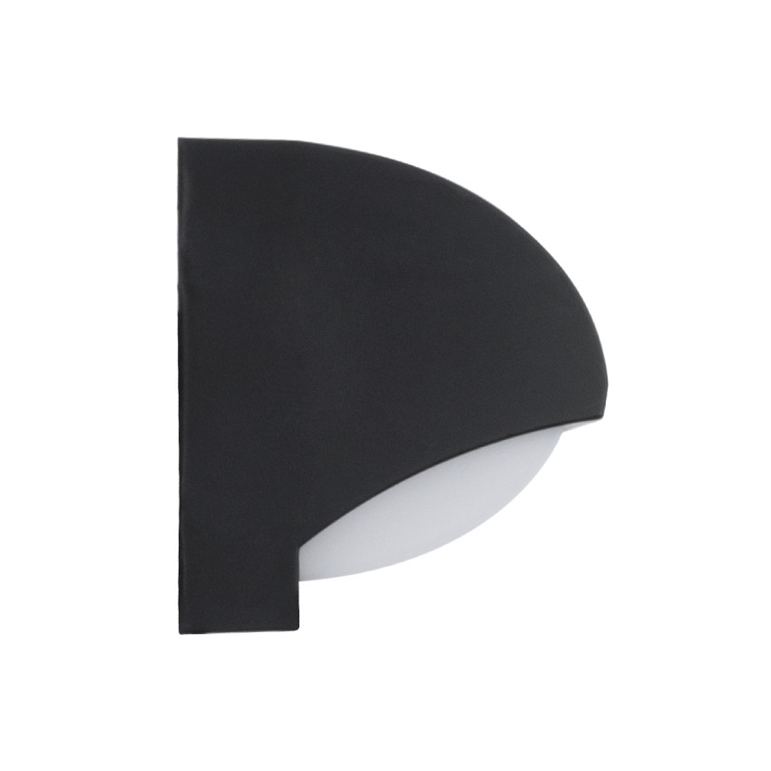 GLOBOSTAR® HORIZON  Μοντέρνο Φωτιστικό Τοίχου - Απλίκα LED 15W 1575lm 120° AC 220-240V Αδιάβροχο IP65 Φυσικό Λευκό 4500K - Bridgelux SMD Chip - Μαύρο Ματ - Μ23.5 x Π11 x Υ10cm