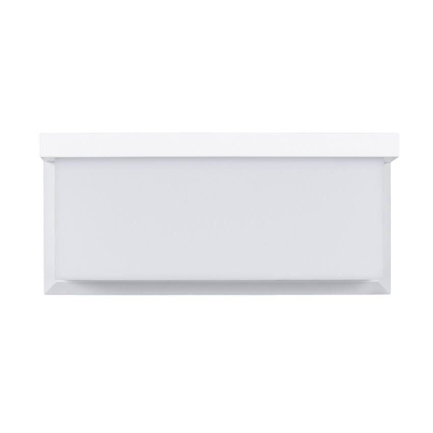 GLOBOSTAR® CITYSCAPE  Μοντέρνο Φωτιστικό Τοίχου - Απλίκα LED 18W 1890lm 120° AC 220-240V Αδιάβροχο IP65 Φυσικό Λευκό 4500K - Bridgelux SMD Chip - Λευκό Ματ - Μ23.5 x Π11 x Υ10cm