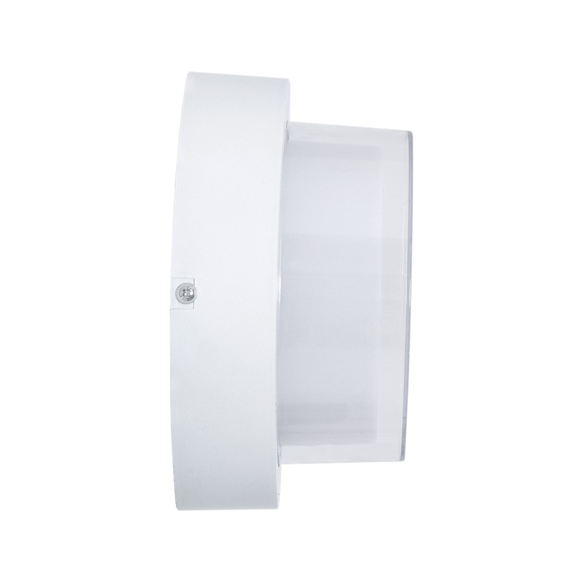 GLOBOSTAR® NEXUS  Φωτιστικό Τοίχου - Απλίκα Εσωτερικού/Εξωτερικού Χώρου LED 10W 1050lm 120° AC175-265V Αδιάβροχο IP65 - Πλαστικό Σώμα - Φυσικό λευκό 4500K - Φ17 x Υ9cm - Λευκό - Bridgelux Chip