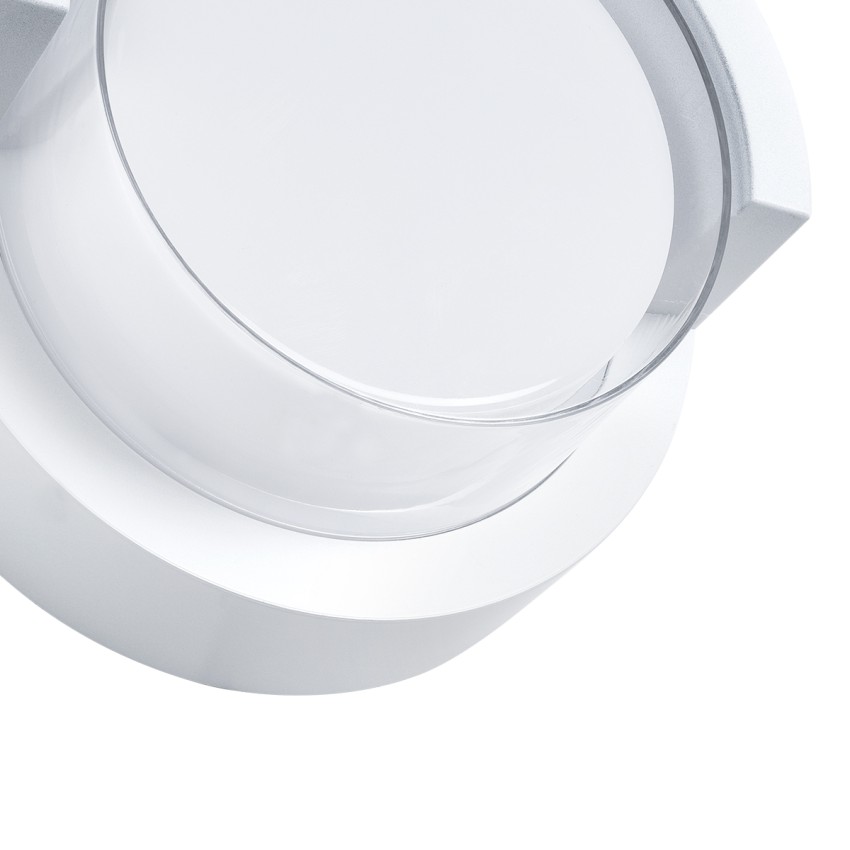 GLOBOSTAR® APEX  Φωτιστικό Τοίχου - Απλίκα Εσωτερικού/Εξωτερικού Χώρου LED 10W 1050lm 120° AC175-265V Αδιάβροχο IP65 - Πλαστικό Σώμα - Φυσικό λευκό 4500K - Φ17 x Υ9cm - Λευκό - Bridgelux Chip