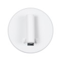 GLOBOSTAR® LADY-R  Μοντέρνο Φωτιστικό Τοίχου - Απλίκα Ξενοδοχείου Reading Light με Φορτιστή USB 3A LED 6W 600lm 36° & 360° AC 220-240V IP20 Φυσικό Λευκό 4500K - Bridgelux COB & TÜV SÜD Driver - Λευκό Ματ - Μ15 x Π15 x Υ17cm