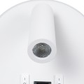 GLOBOSTAR® LADY-R  Μοντέρνο Φωτιστικό Τοίχου - Απλίκα Ξενοδοχείου Reading Light με Φορτιστή USB 3A LED 6W 600lm 36° & 360° AC 220-240V IP20 Φυσικό Λευκό 4500K - Bridgelux COB & TÜV SÜD Driver - Λευκό Ματ - Μ15 x Π15 x Υ17cm