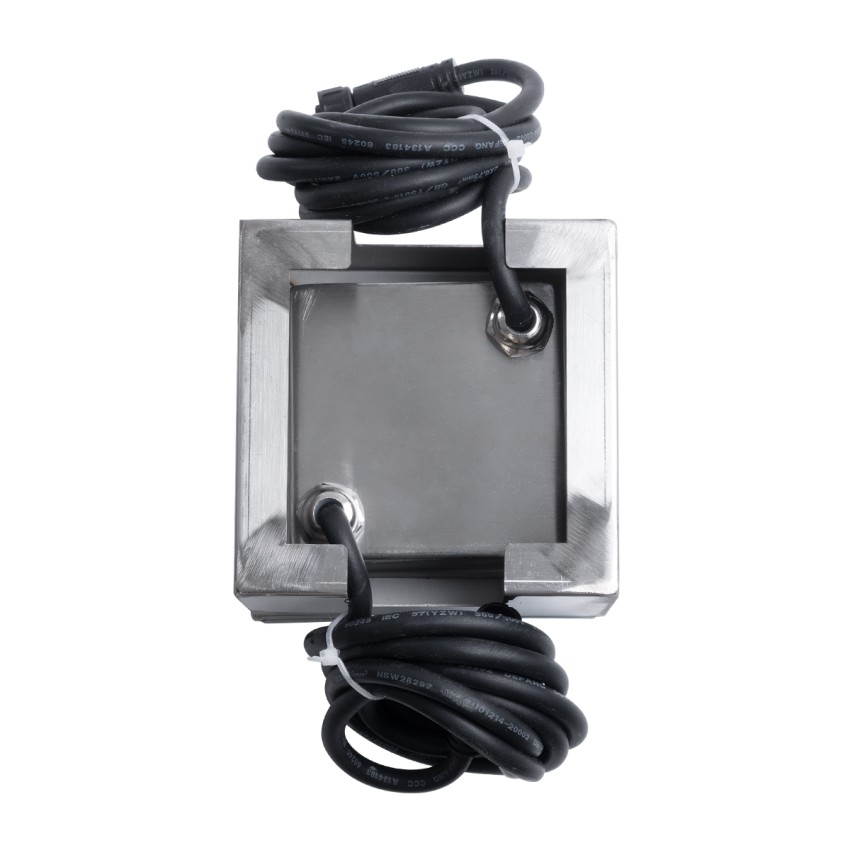 CYBOLITHOS  Χωνευτό Φωτιστικό Σποτ Δαπέδου LED 2W 200lm 120° DC 24V Αδιάβροχο IP68 IK06 Μ10 x Π10 x Υ8cm Μπλε Dimmable - Tempered Γαλακτερό Γυαλί & Ανοξείδωτο Ατσάλι - Bridgelux Chip