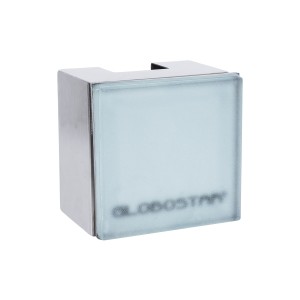 CYBOLITHOS  Χωνευτό Φωτιστικό Σποτ Δαπέδου LED 2W 200lm 120° DC 24V Αδιάβροχο IP68 IK06 Μ10 x Π10 x Υ8cm RGB Dimmable - Tempered Γαλακτερό Γυαλί & Ανοξείδωτο Ατσάλι - Bridgelux Chip