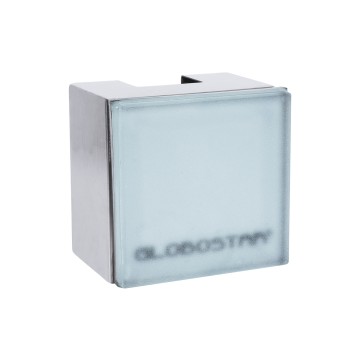 CYBOLITHOS  Χωνευτό Φωτιστικό Σποτ Δαπέδου LED 2W 200lm 120° DC 24V Αδιάβροχο IP68 IK06 Μ10 x Π10 x Υ8cm RGB Dimmable - Tempered Γαλακτερό Γυαλί & Ανοξείδωτο Ατσάλι - Bridgelux Chip
