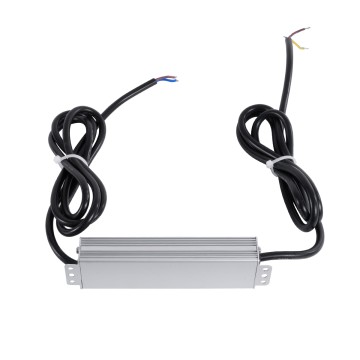 GLOBOSTAR® LUMISPLASH  Τροφοδοτικό/Μετασχηματιστής Class II SELV 60W 2.5A DC 24V Αδιάβροχο IP68 - AC 220-240V σε DC 24V - Μ15 x Π3.5 x Υ2cm