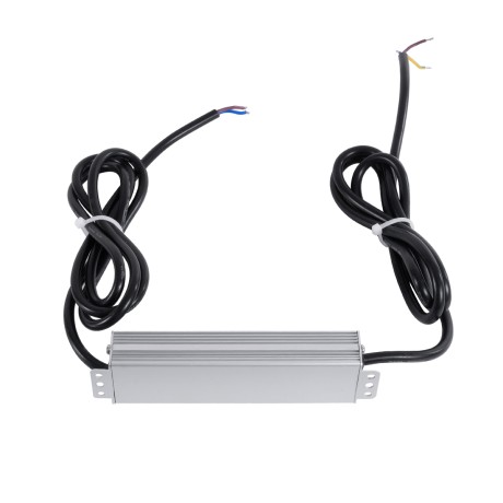 GLOBOSTAR® LUMISPLASH  Τροφοδοτικό/Μετασχηματιστής Class II SELV 60W 2.5A DC 24V Αδιάβροχο IP68 - AC 220-240V σε DC 24V - Μ15 x Π3.5 x Υ2cm