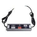 GLOBOSTAR® LUMISPLASH  Τροφοδοτικό/Μετασχηματιστής Class II SELV 200W 8.33A DC 24V Αδιάβροχο IP68 - AC 220-240V σε DC 24V - Μ21.5 x Π5.5 x Υ2.5cm