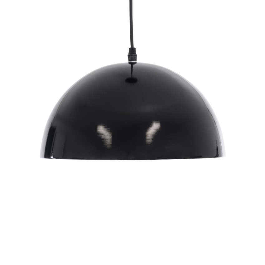 MEDEA  Μοντέρνο Κρεμαστό Φωτιστικό Καμπάνα Μονόφωτο 1 x E27 IP20 Μαύρο & Χρυσό Μέταλλο - Μ30 x Π30 x Y16cm