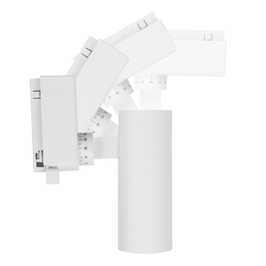 Globostar  Μονοφασικό Bridgelux COB LED Λευκό Φωτιστικό Σποτ Ράγας 10W 230V 1300lm 30° Ψυχρό Λευκό 6000k